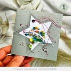 Karten-Kunst Stanzschablone kk-D161 - Sterne / Nested Stars