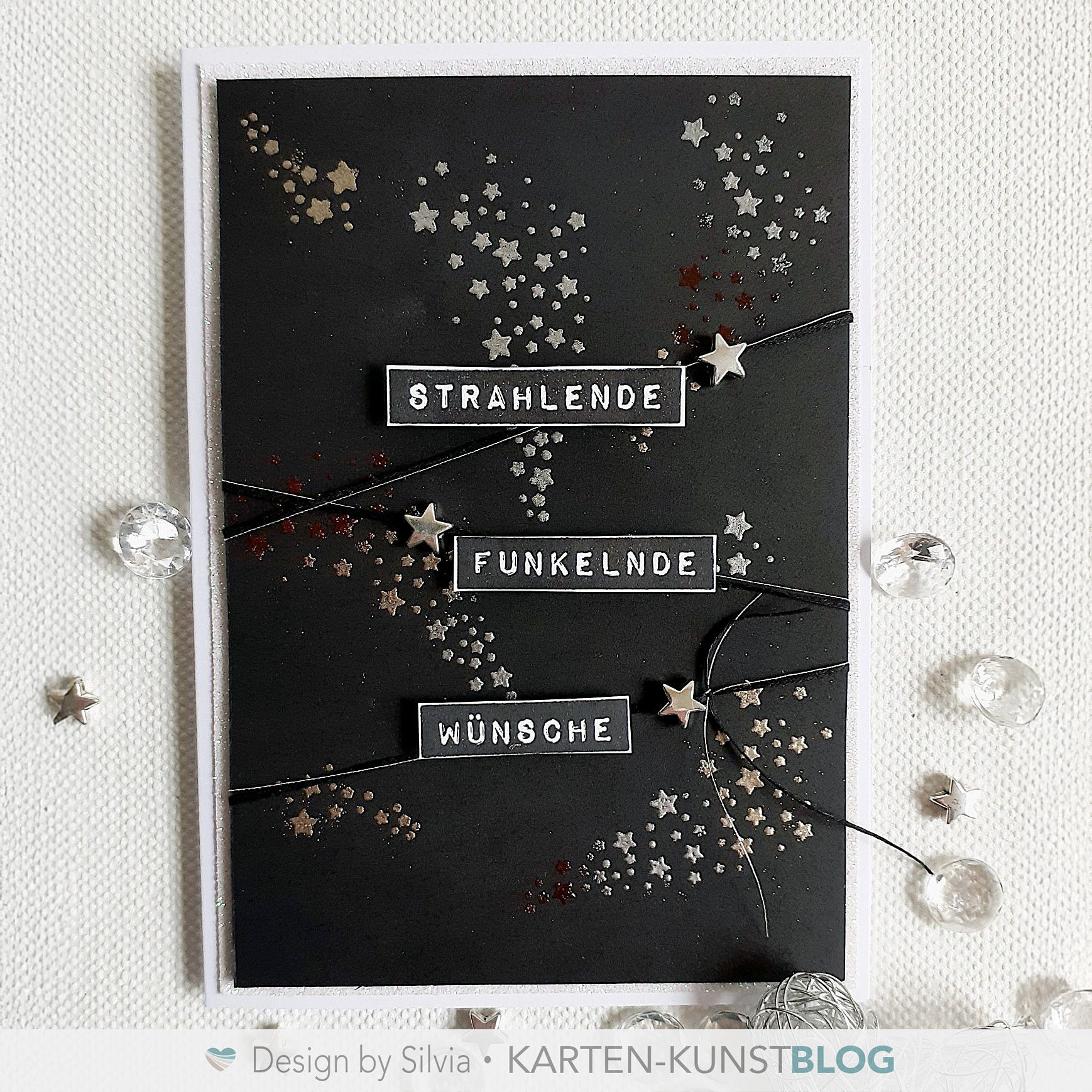 Karten-Kunst Clear Stamps KK-0282 - Labelwriter Zauberhafte Wünsche