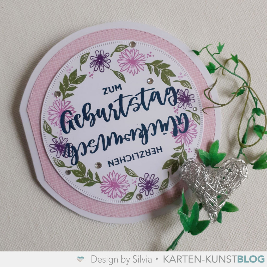 Karten-Kunst Clear Stamps KK-0267 - Circulus Blätterkranz