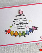 Karten-Kunst Clear Stamps KK-0283 - Vogelglück
