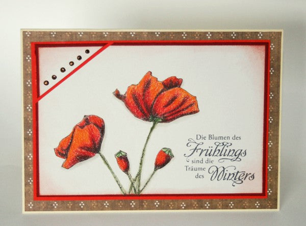 Karten-Kunst Clear Stamps KK-0016 - Weise Worte Frühling