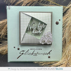 Karten-Kunst Stanzschablone kk-D224 - Elegant Script Nur für dich