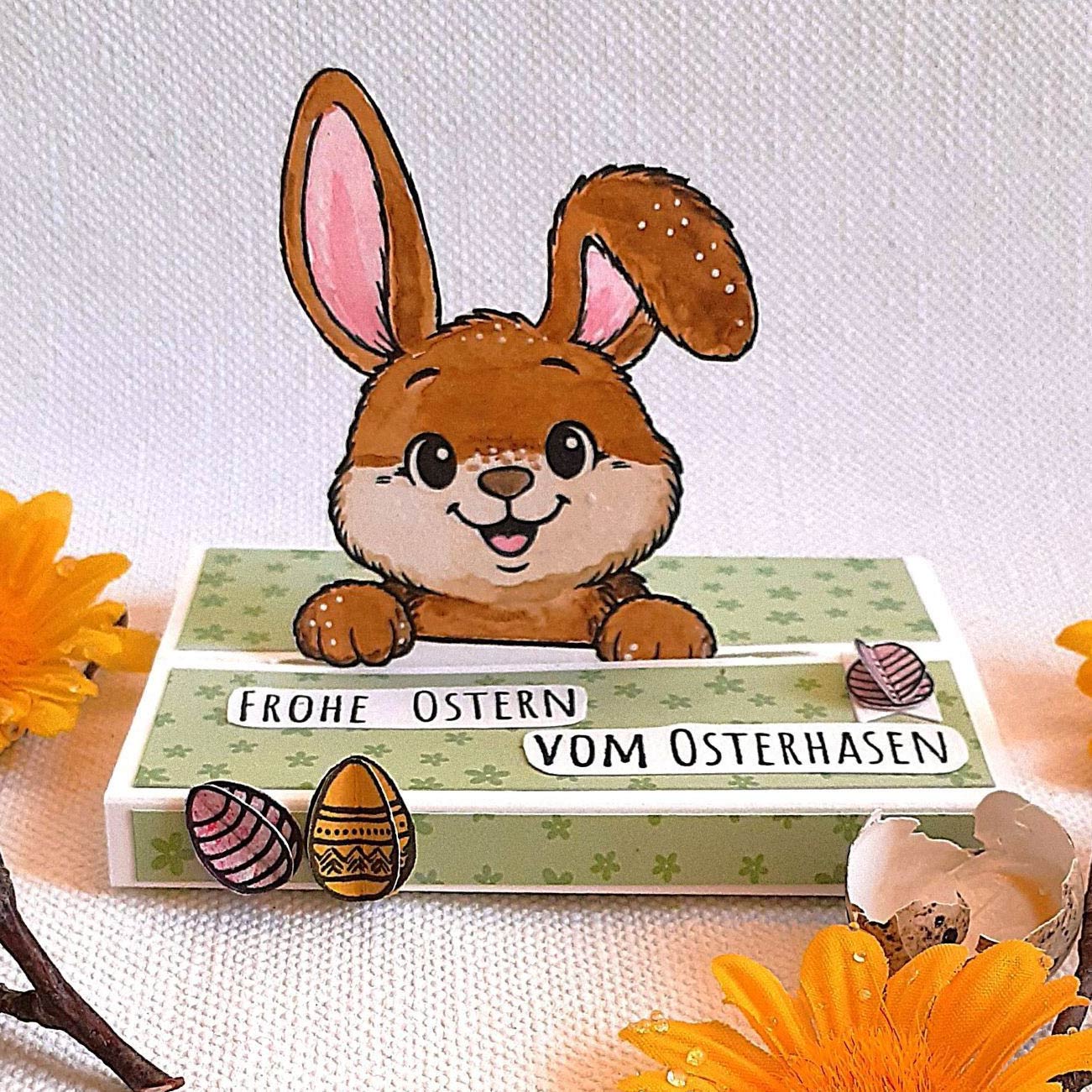 Karten-Kunst Clear Stamps KK-0294 - Post vom Osterhasen