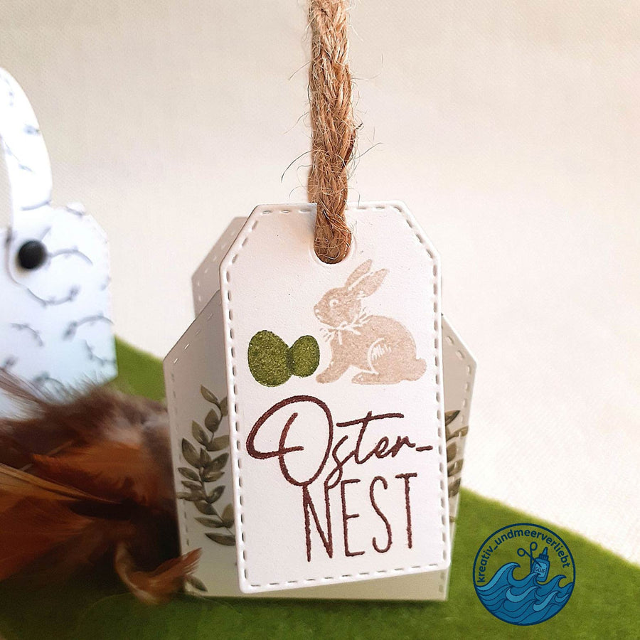 Karten-Kunst Clear Stamps KK-0279 - Capri Groß: Sprüche zu Ostern