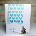 Karten-Kunst Clear Stamps KK-0012 - Du bist...