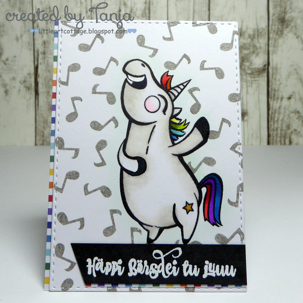 Karten-Kunst Clear Stamps KK-0050 - Barney der Barde