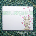 Karten-Kunst Stanzschablone kk-D051 - Brückentext Frohe Ostern