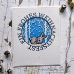 Karten-Kunst Stanzschablone kk-D043 - Kreistexte Ein frohes Weihnachtsfest