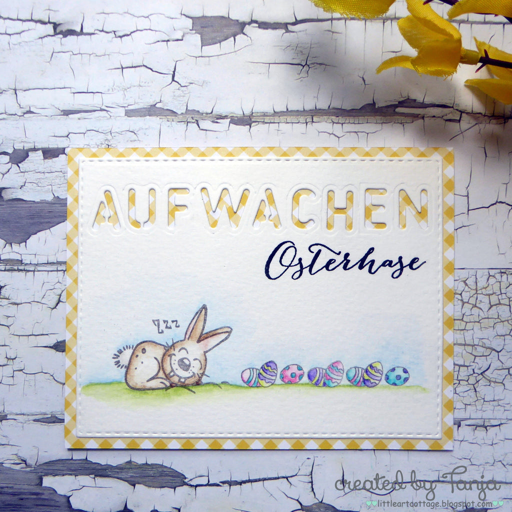 Karten-Kunst Stanzschablone kk-D063 - Stencil Alphabet