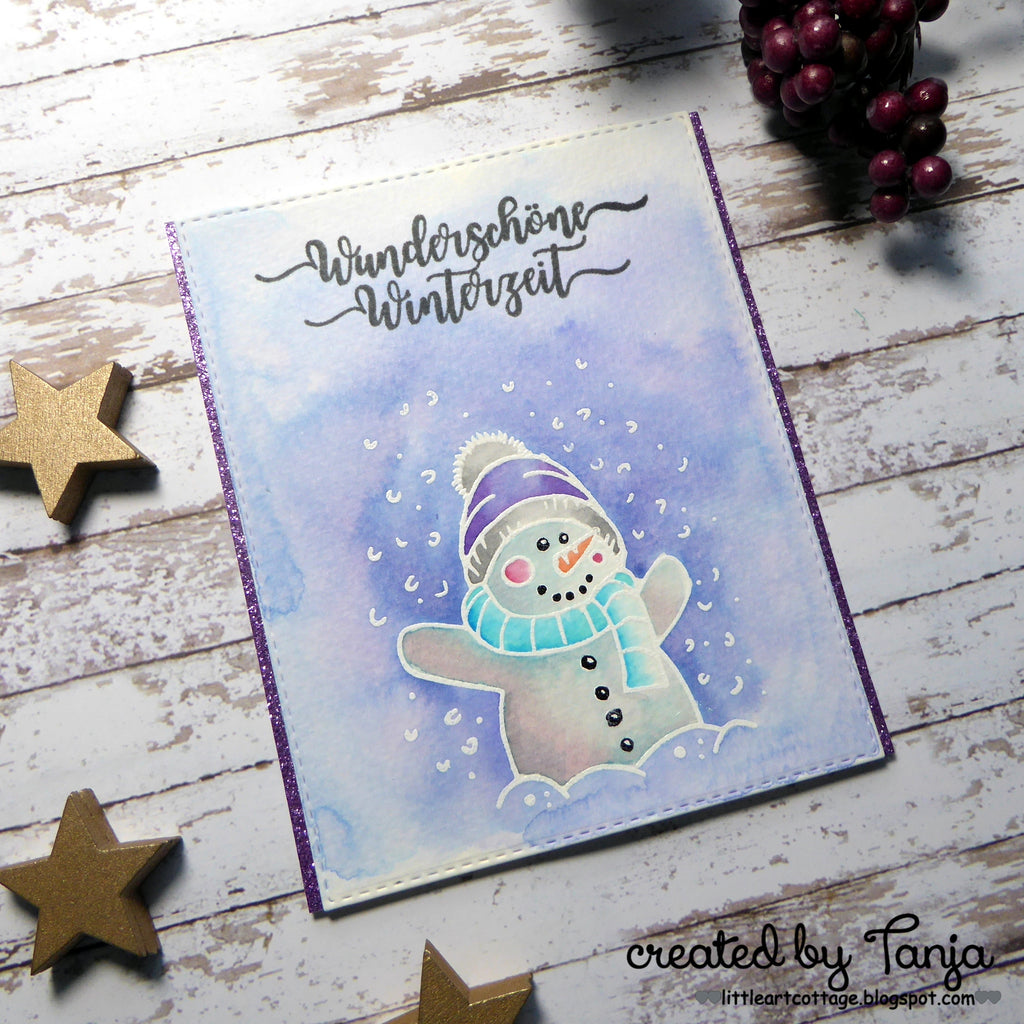 Karten-Kunst Clear Stamp Set - Viecher im Schnee