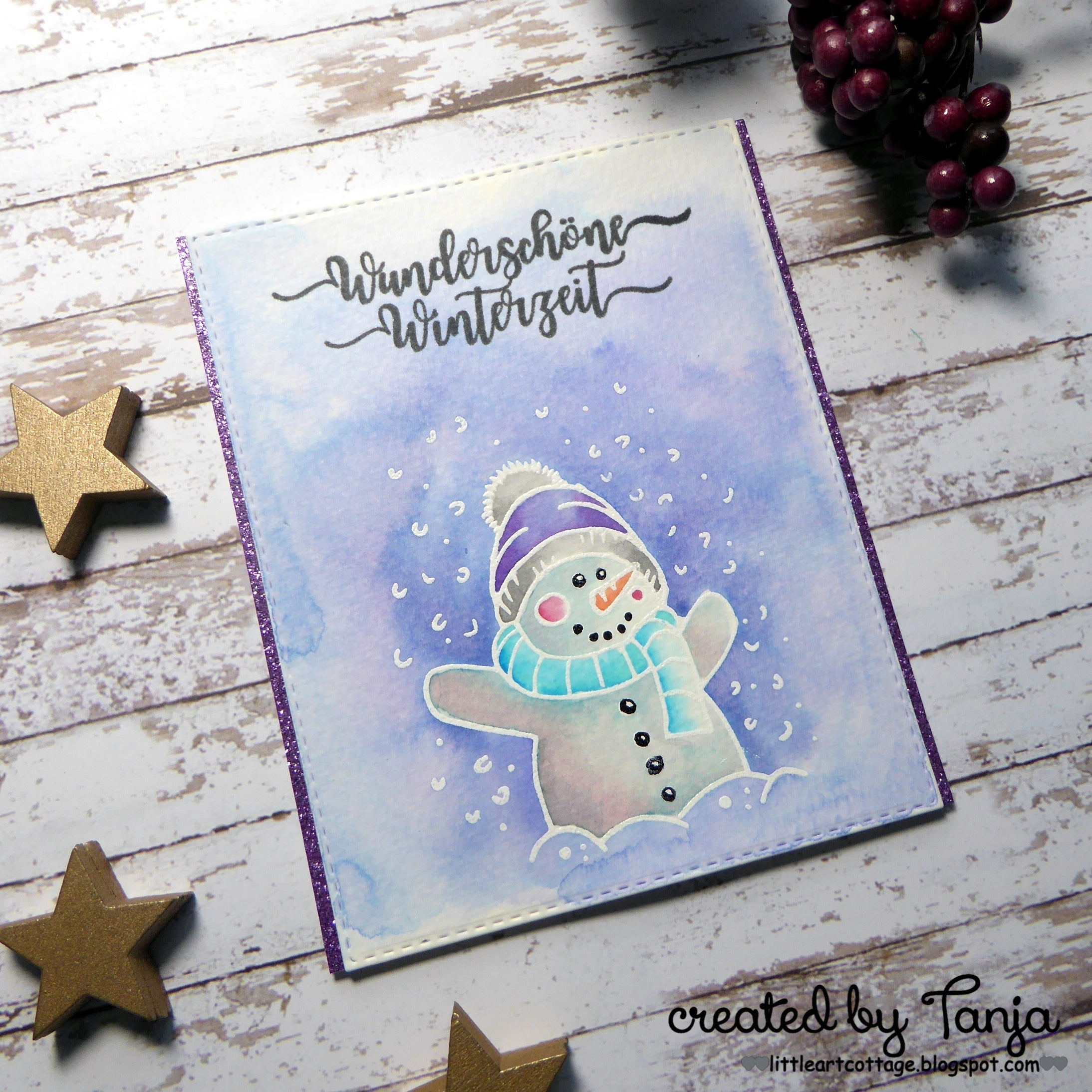 Karten-Kunst Clear Stamp Set - Viecher im Schnee