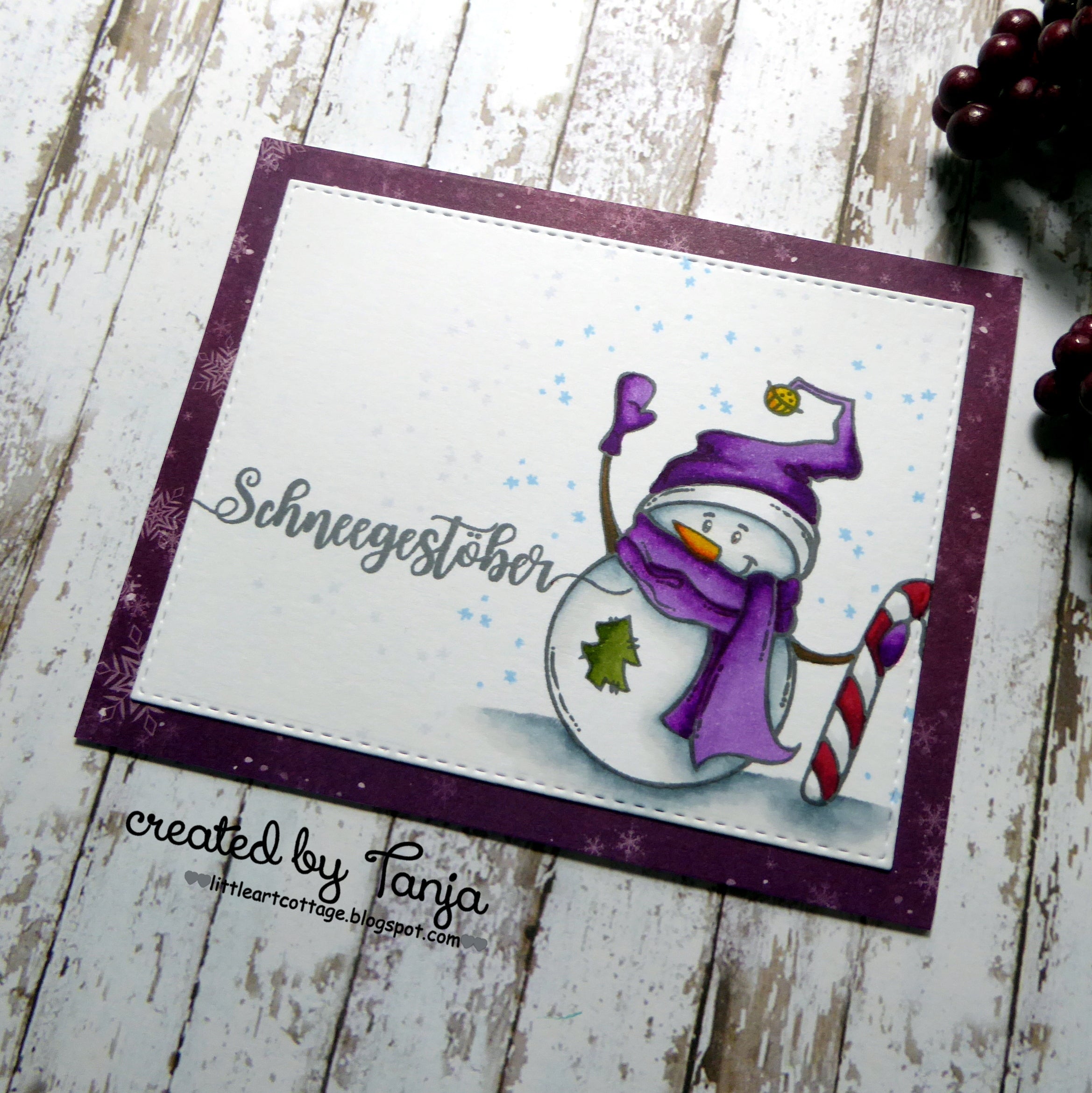 Karten-Kunst Clear Stamps KK-0115 - Kalligraphie im Dezember