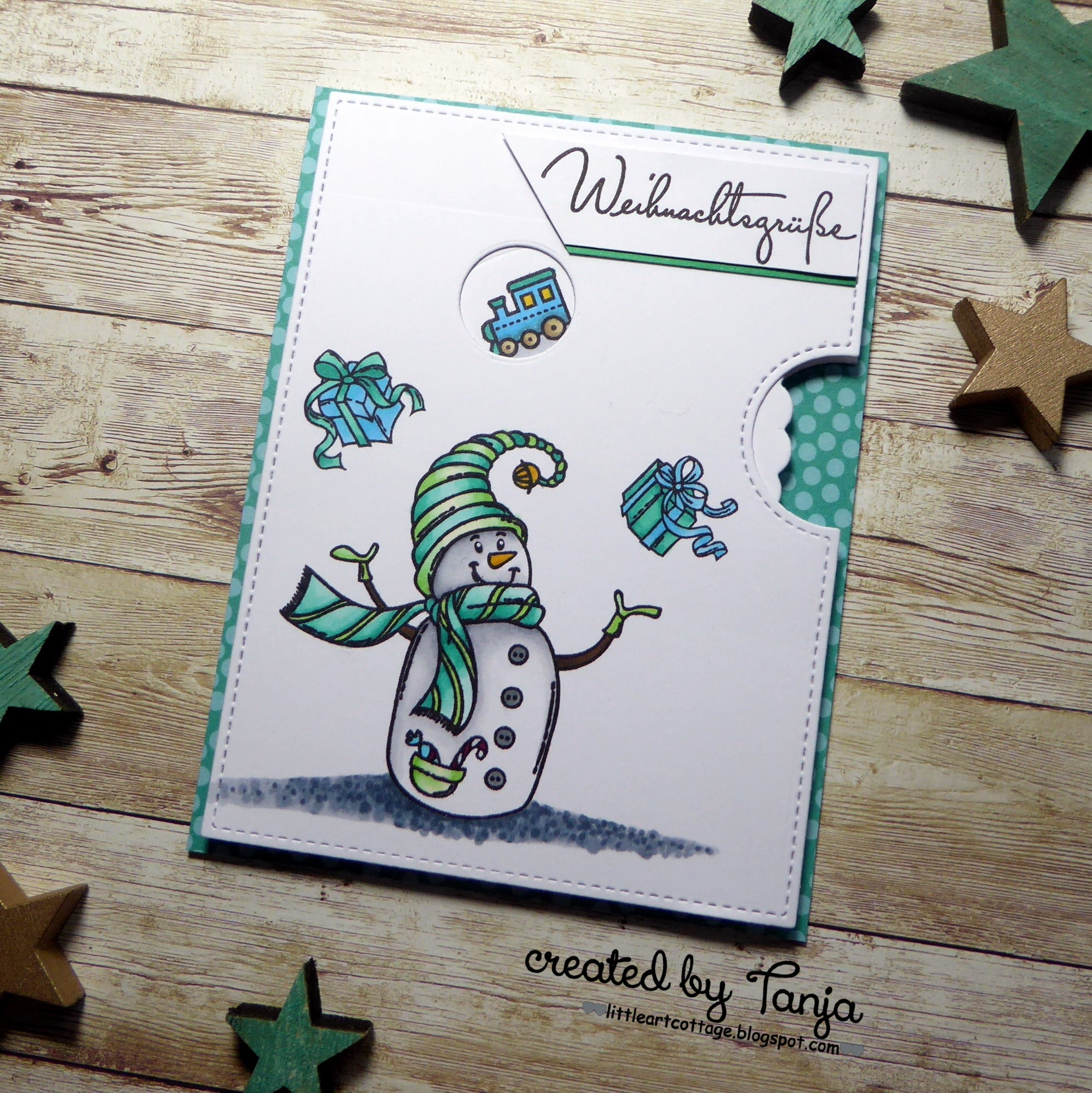 Karten-Kunst Clear Stamps KK-0121 - Braver Schneemann