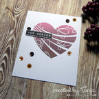 Karten-Kunst Stanzschablone kk-D080 - Wavy Heart / Herz mit Wellenlinien