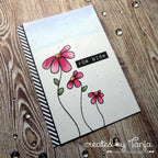 Karten-Kunst Clear Stamps KK-0128 - Scribble Daisies