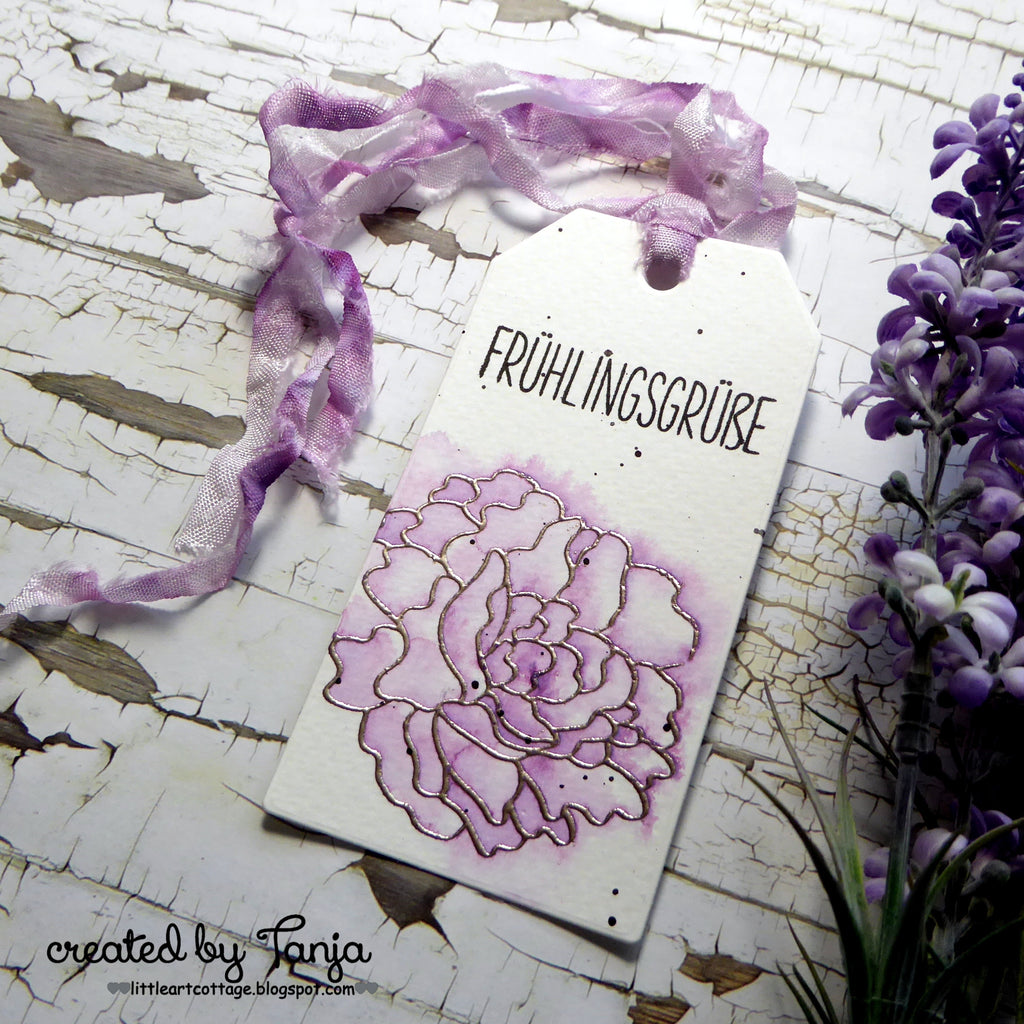 Karten-Kunst Clear Stamps KK-0123 - Pfingstrose