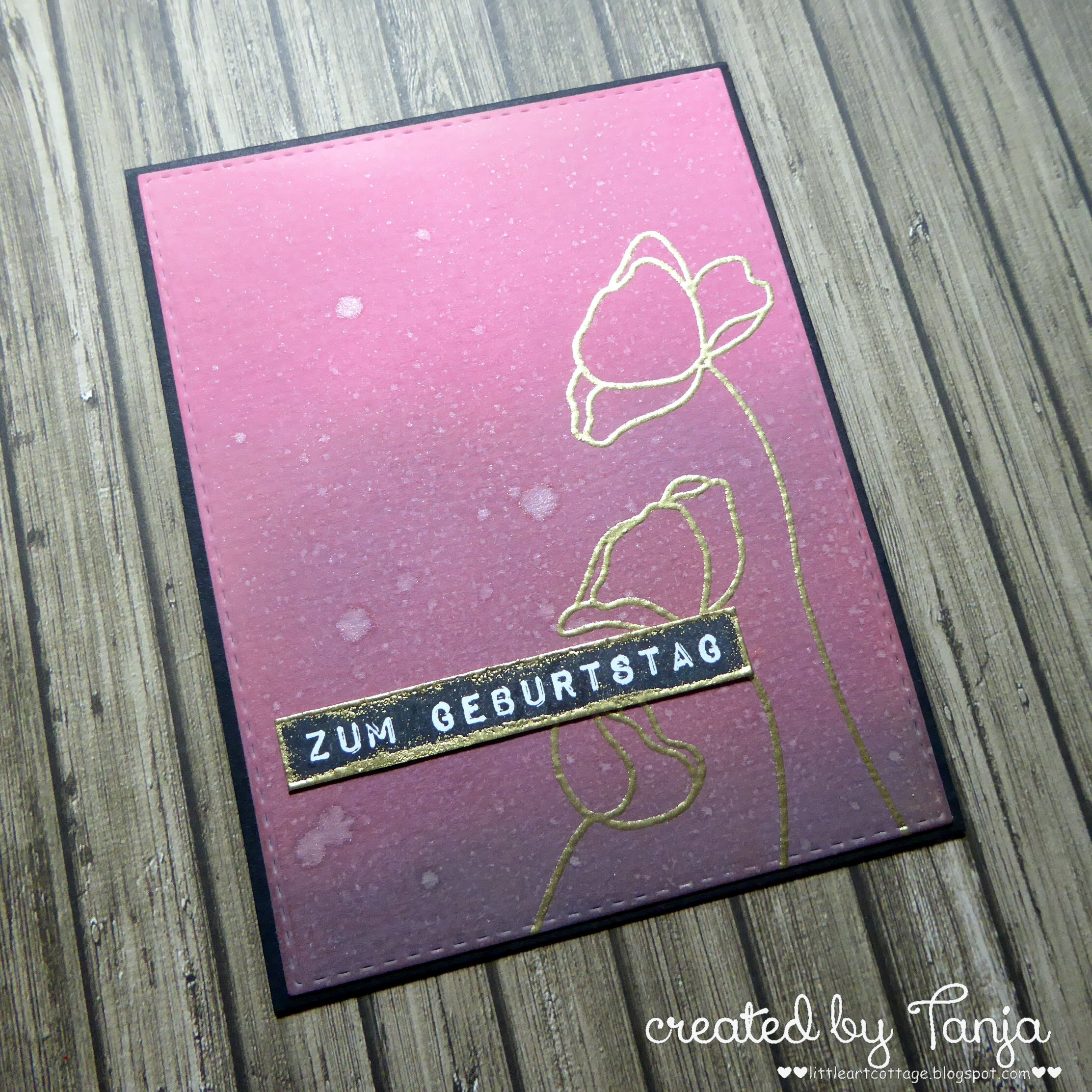 Karten-Kunst Clear Stamps KK-0139 - Scribble Poppies
