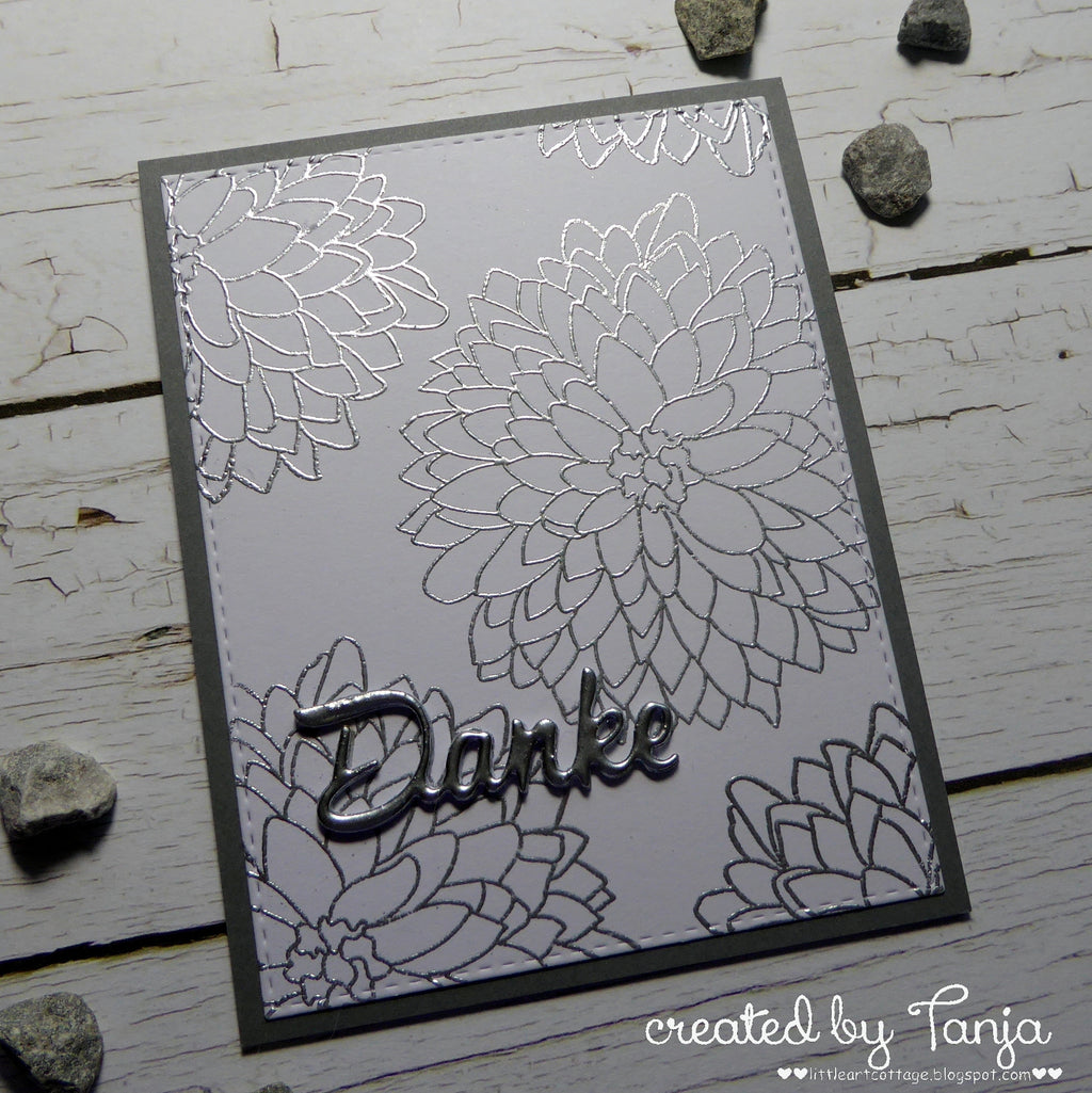 Karten-Kunst Clear Stamps KK-0135 - Chrysanthemum