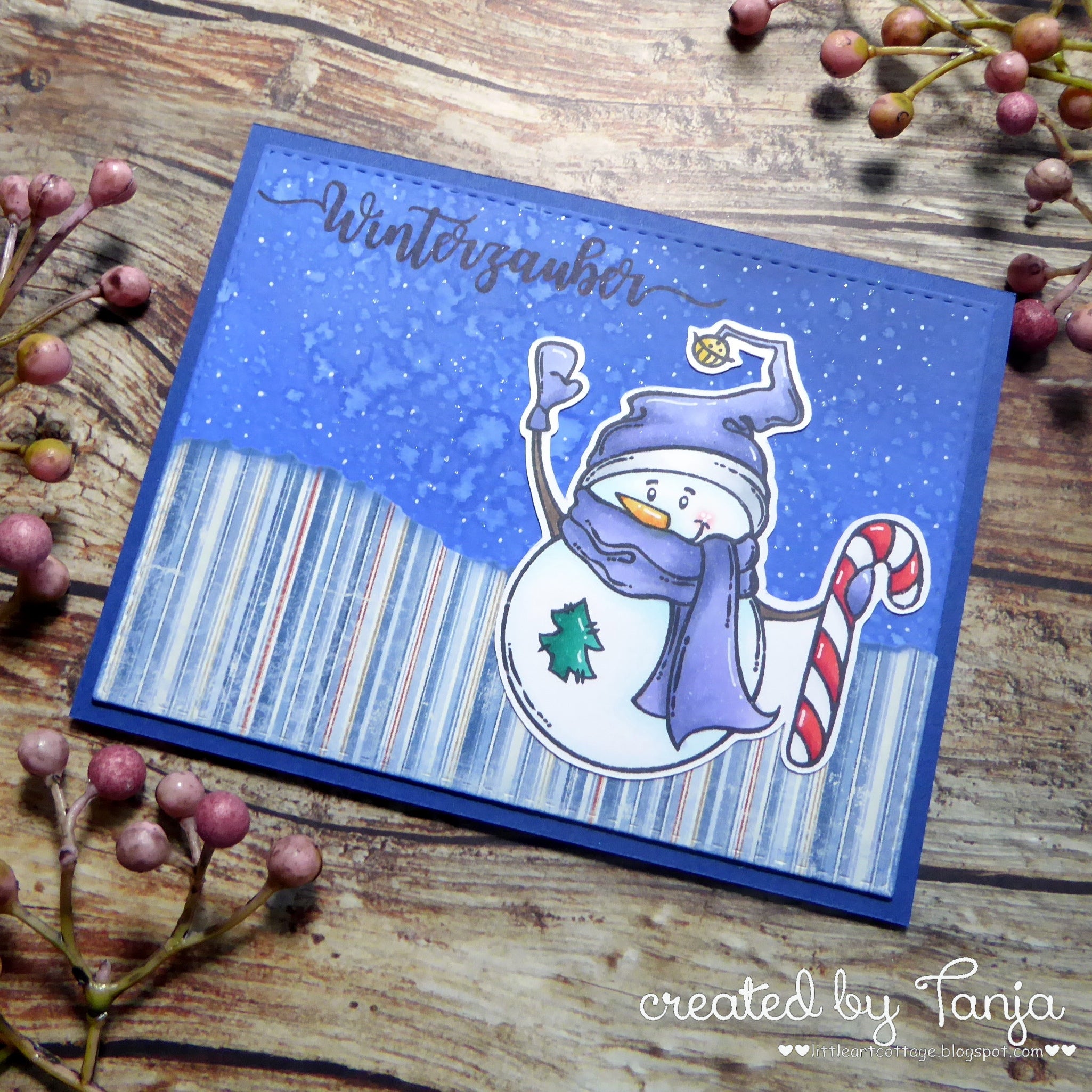 Karten-Kunst Clear Stamps KK-0115 - Kalligraphie im Dezember