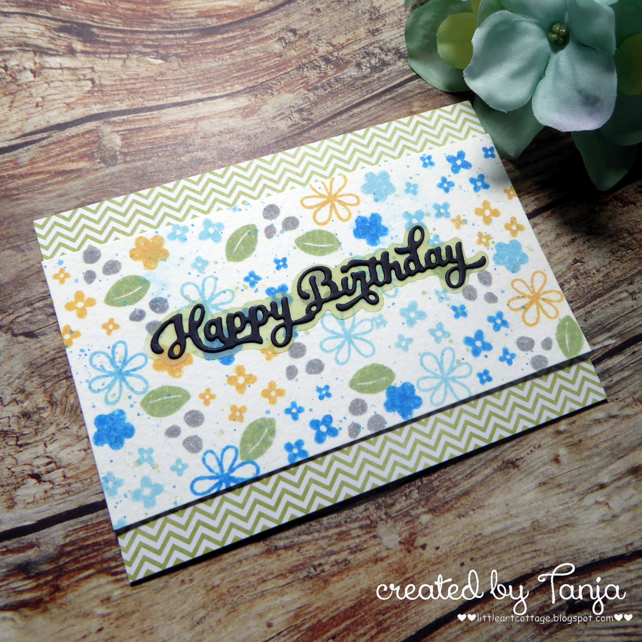 Karten-Kunst Stanzschablone kk-D092 - Nyala Script Happy Birthday