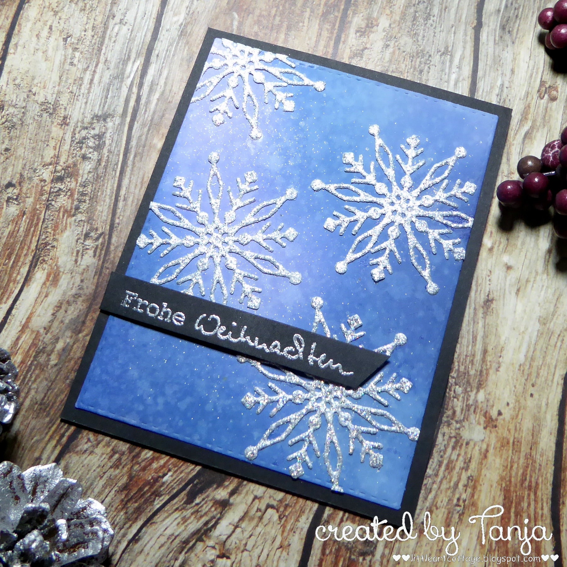 Karten-Kunst Stanzschablone kk-D102 - Mini Snowflake 2