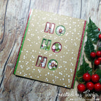Karten-Kunst Clear Stamps KK-0110 - Spiral-Text Schnee
