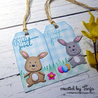 Karten-Kunst Stanzschablone kk-D113 - Mini Rabbit