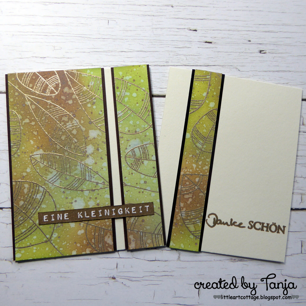 Karten-Kunst Clear Stamps KK-0151 - Scribble Leaves / Moderne Blätter