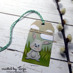 Karten-Kunst Stanzschablone kk-D113 - Mini Rabbit