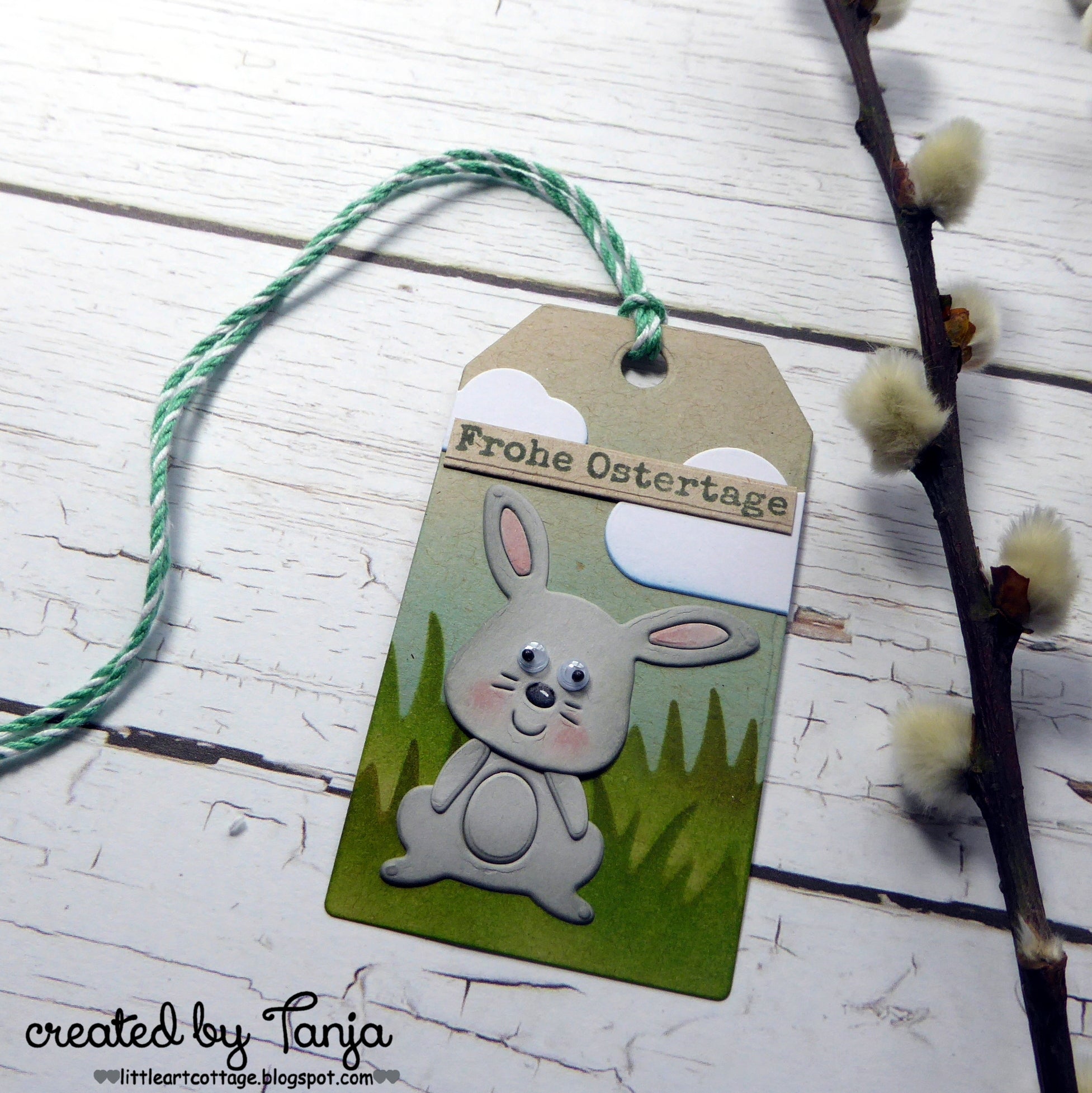 Karten-Kunst Stanzschablone kk-D113 - Mini Rabbit