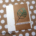 Karten-Kunst Clear Stamps KK-0151 - Scribble Leaves / Moderne Blätter