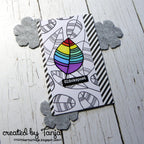 Karten-Kunst Clear Stamps KK-0151 - Scribble Leaves / Moderne Blätter