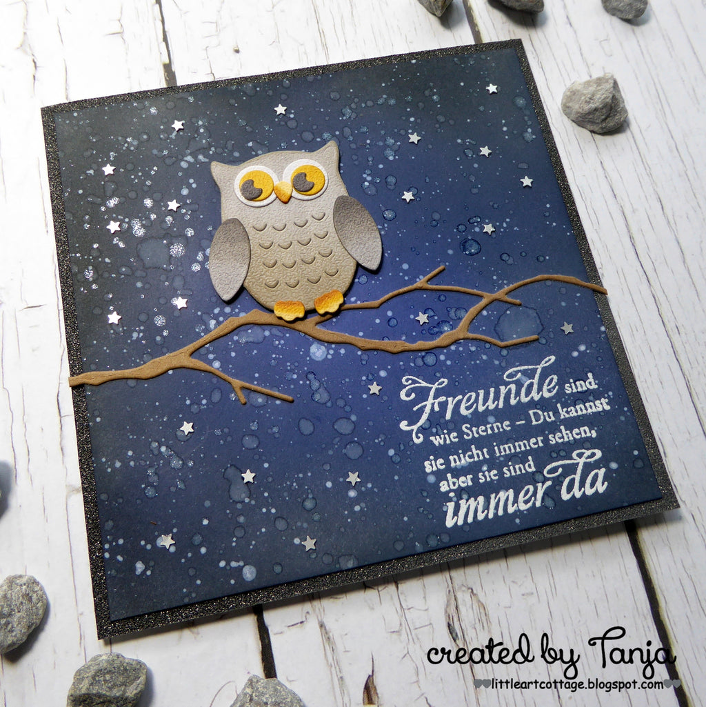 Karten-Kunst Stanzschablone kk-D117 - Mini Owl