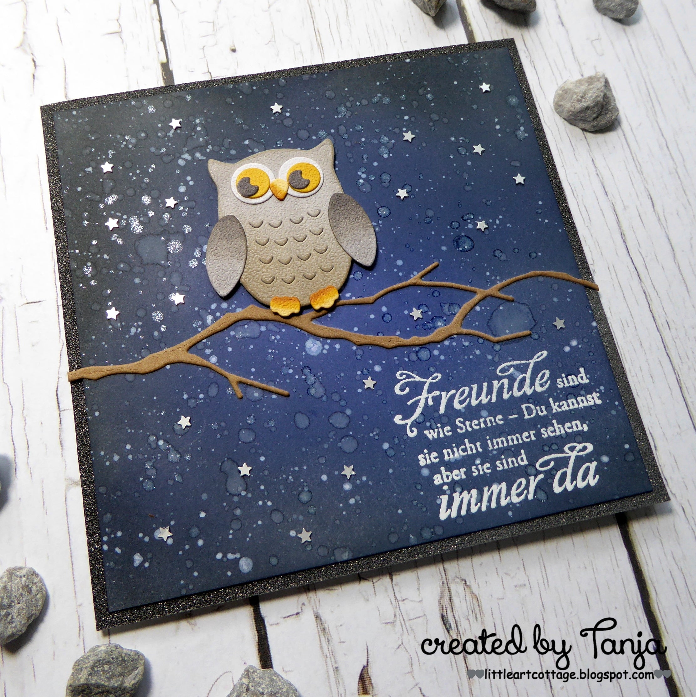 Karten-Kunst Stanzschablone kk-D117 - Mini Owl