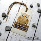 Karten-Kunst Stanzschablone kk-D117 - Mini Owl