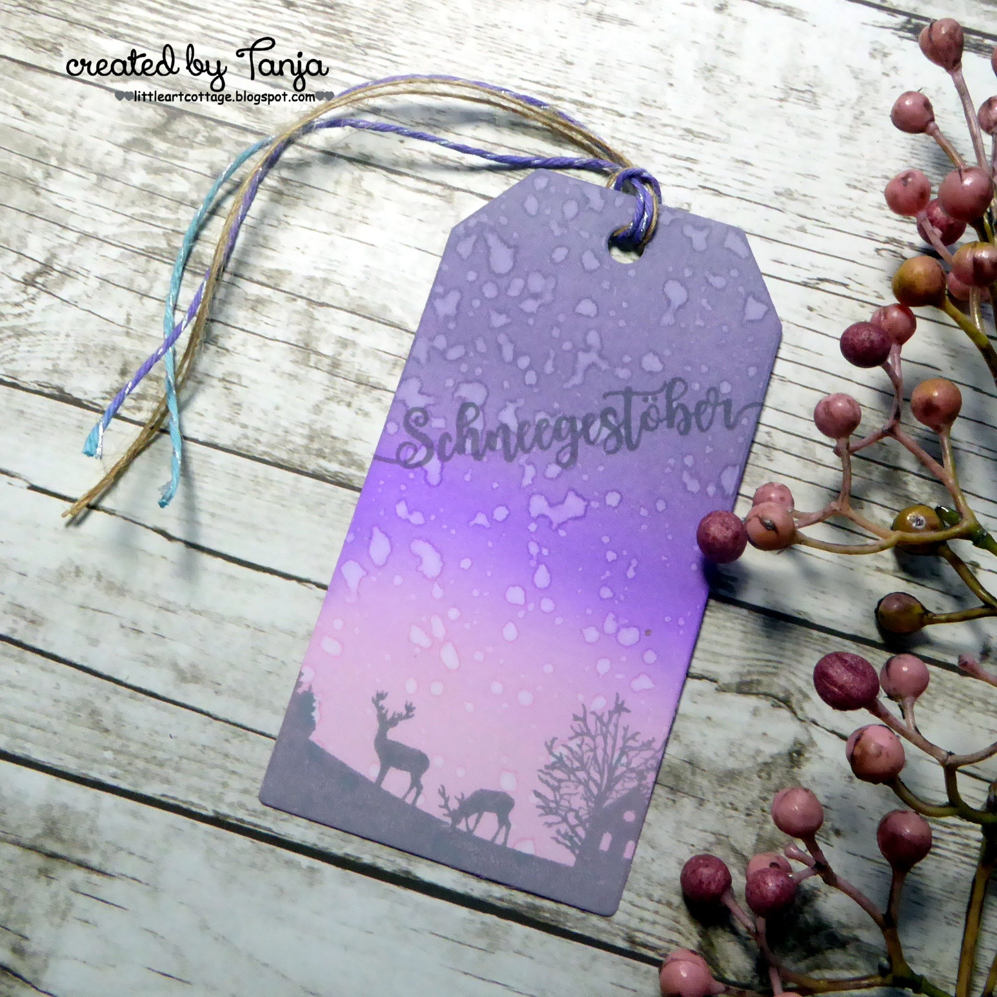 Karten-Kunst Clear Stamps KK-0115 - Kalligraphie im Dezember