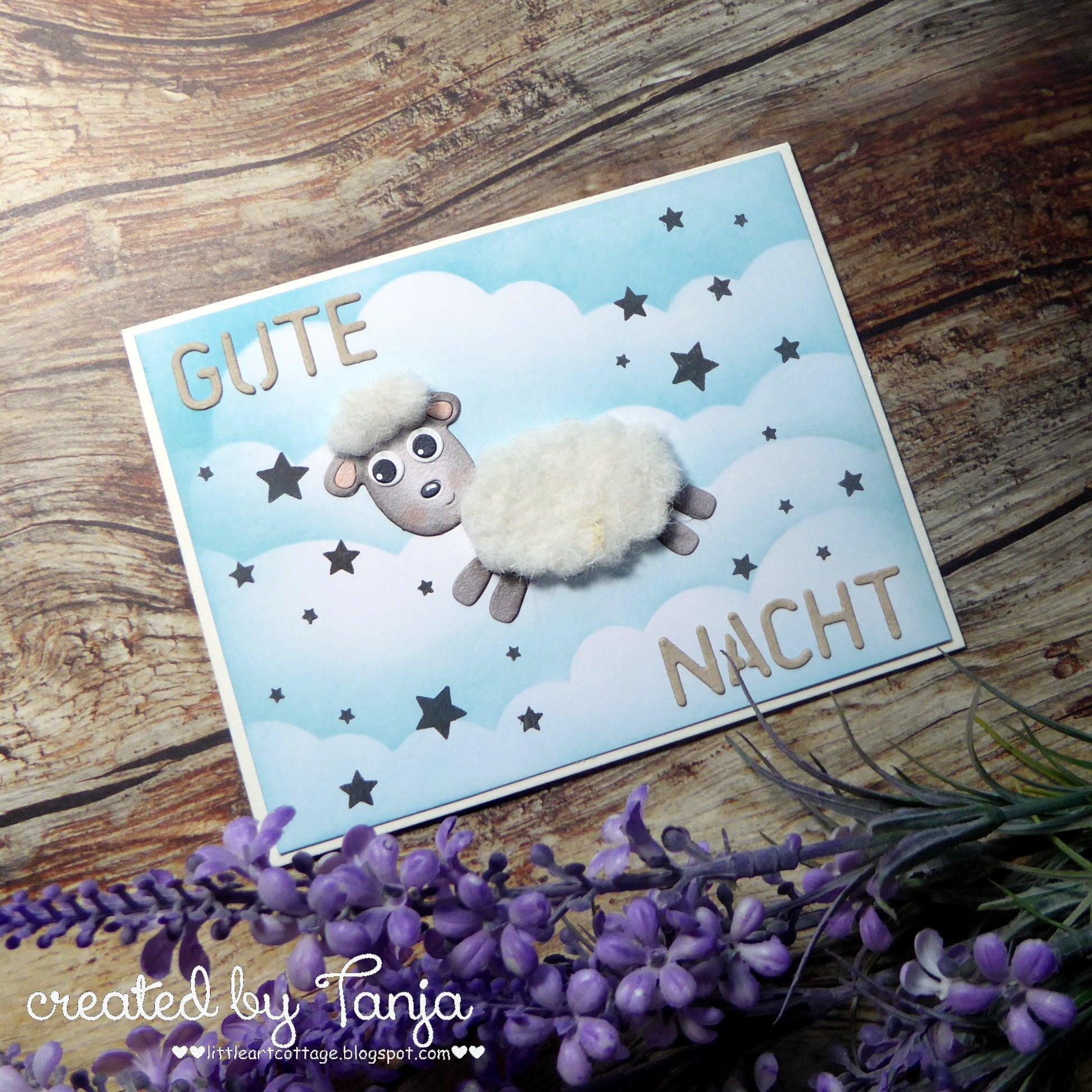 Karten-Kunst Stanzschablone kk-D139 - Mini Sheep