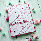 Karten-Kunst Clear Stamps KK-0029 - Große Worte „Wunscherfüller“