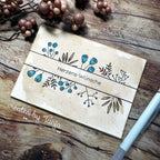 Karten-Kunst Clear Stamps KK-0164 - Doodle Plants