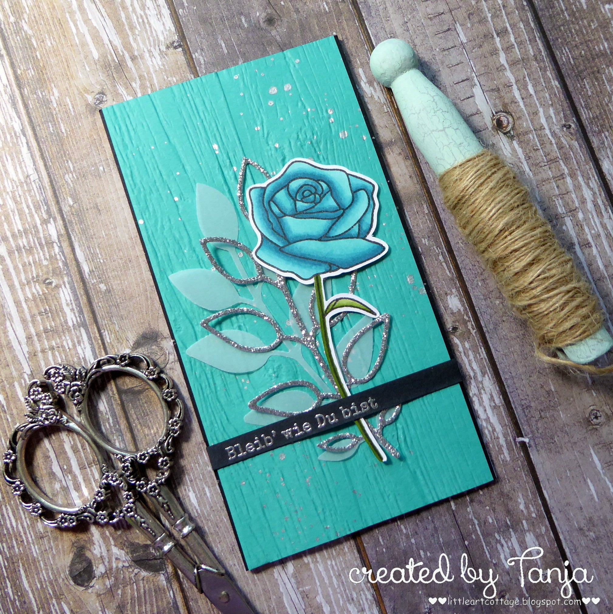 Karten-Kunst Clear Stamps KK-0167 - Scribble Roses