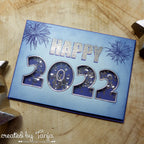 Karten-Kunst Clear Stamps KK-0205 - Mega Happy Birthday / New Year