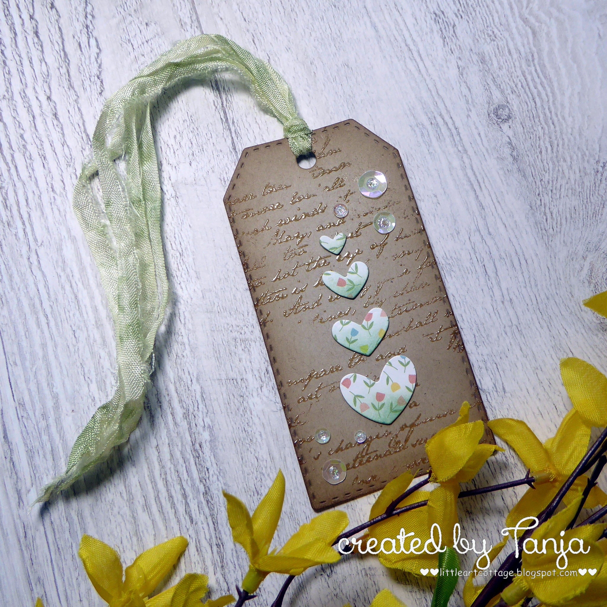 Karten-Kunst Stanzschablone kk-D066 - Tags With Stitches