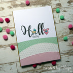 Karten-Kunst Clear Stamps KK-0212 - Riesiges Hallo