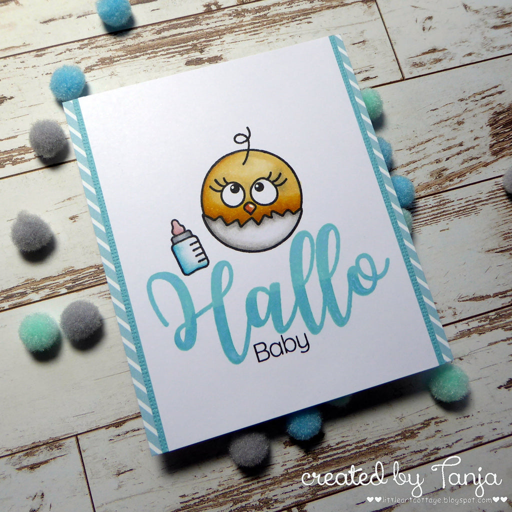 Karten-Kunst Clear Stamps KK-0210 - Kükenfamilie Egg People