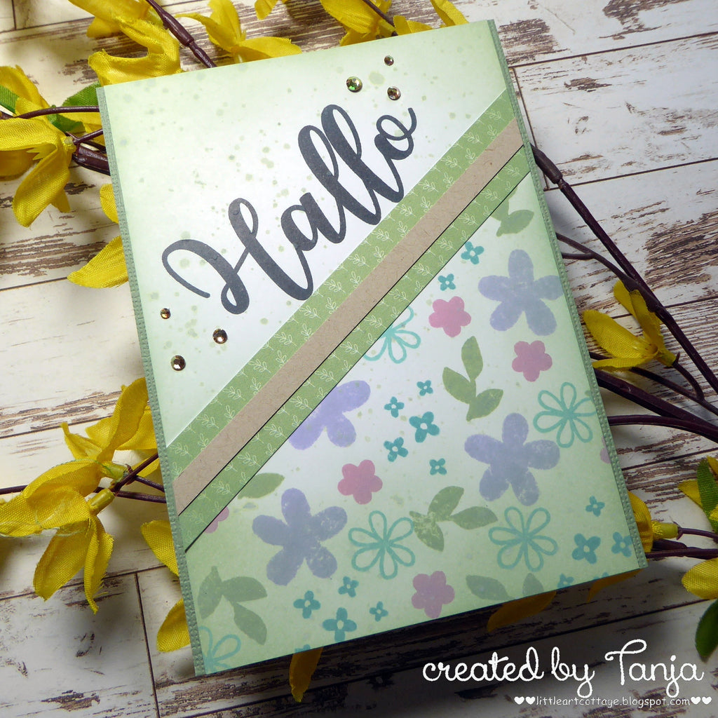 Karten-Kunst Clear Stamps KK-0212 - Riesiges Hallo