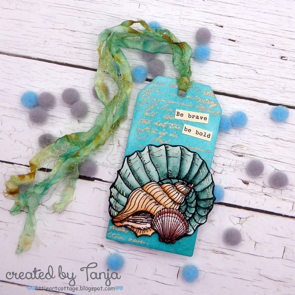 Karten-Kunst Clear Stamps KK-0217 - Muscheln Stempel maritim