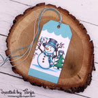 Karten-Kunst Clear Stamps KK-0222 - Abstrakte Tannen