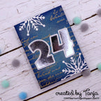 Karten-Kunst Clear Stamps KK-0223 - Script Weihnachtsgedicht Hintergrundstempel