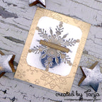 Karten-Kunst Stanzschablone Große Schneeflocke kk-D190 - Large Snowflake