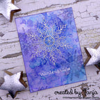 Karten-Kunst Stanzschablone Große Schneeflocke kk-D190 - Large Snowflake